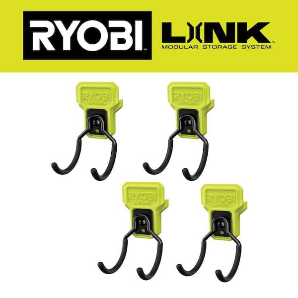 RYOBI LINK Reversible Tool Hook (4-Pack)