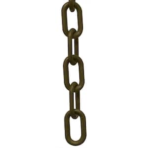 2 in. (#8 mm to 51 mm) x 100 ft. Plastic Chain in Khaki Gold