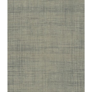 Cheng Light Grey Woven Grasscloth Wallpaper