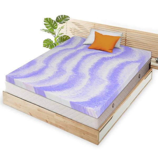 BedsPick 2 in. Queen Memory Foam Mattress Topper, Soft Foam Mattress Pad Toppers for Pressure Relief