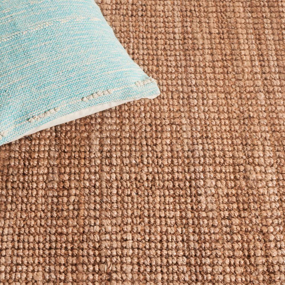 Handwoven Natural Jute Rectangular Area Rug, 5' x 8'