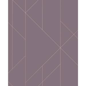 Torpa Purple Geometric Strippable Wallpaper (Covers 56.4 sq. ft.)