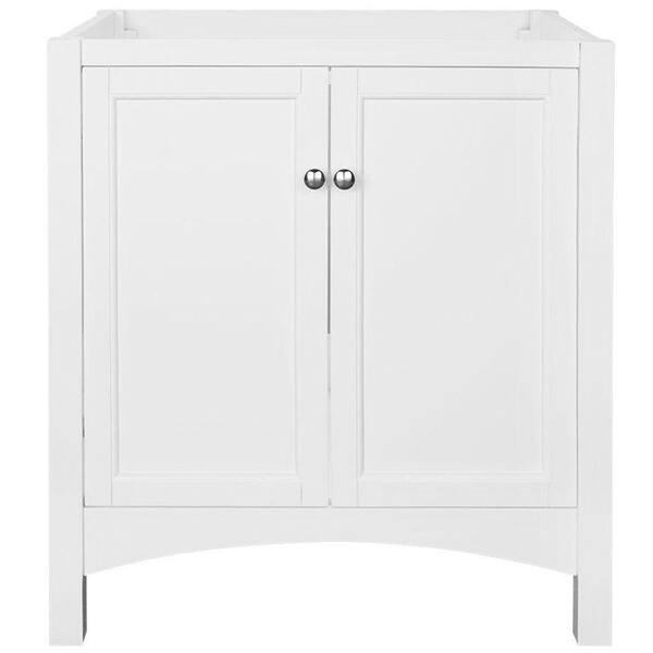 Home Decorators Collection Haven 30 in. W x 21.625 in. D x 34 in. H Vanity Cabinet Only in White