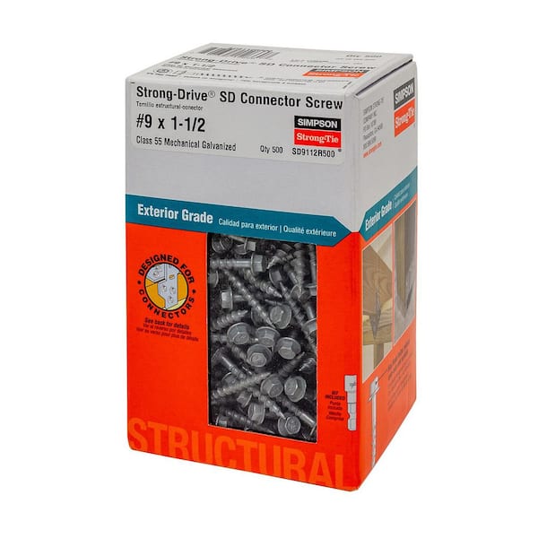 Simpson Strong-Tie 9 x 1-1/2 in. 1/4-Hex Drive, Hex Head