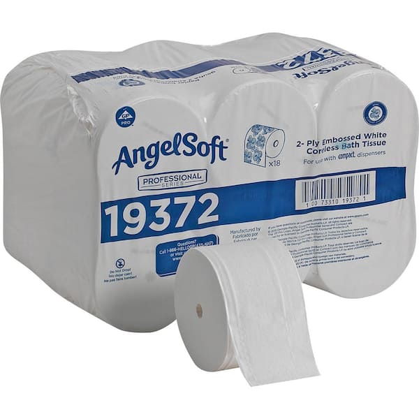 60 = 120 Regular Rolls Bath Tissue Angel Soft Toilet Paper 60 Double Rolls 