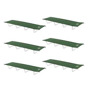 Compact Lightweight Economy Cot, Use for Extra-Bed or Lounge (6-Pack)