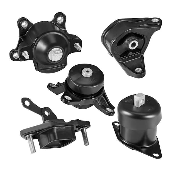 Engine Motor Mount and Transmission Mount Kit Replacement, Set of 5, Compatible with 2008-2012 Honda Accord 2. 4L L4