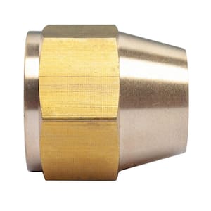 3/4 in. Brass SAE 45-Degree Flare Short Rod Nuts (5-Pack)