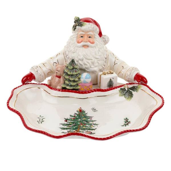 christmas tree ceramic dish