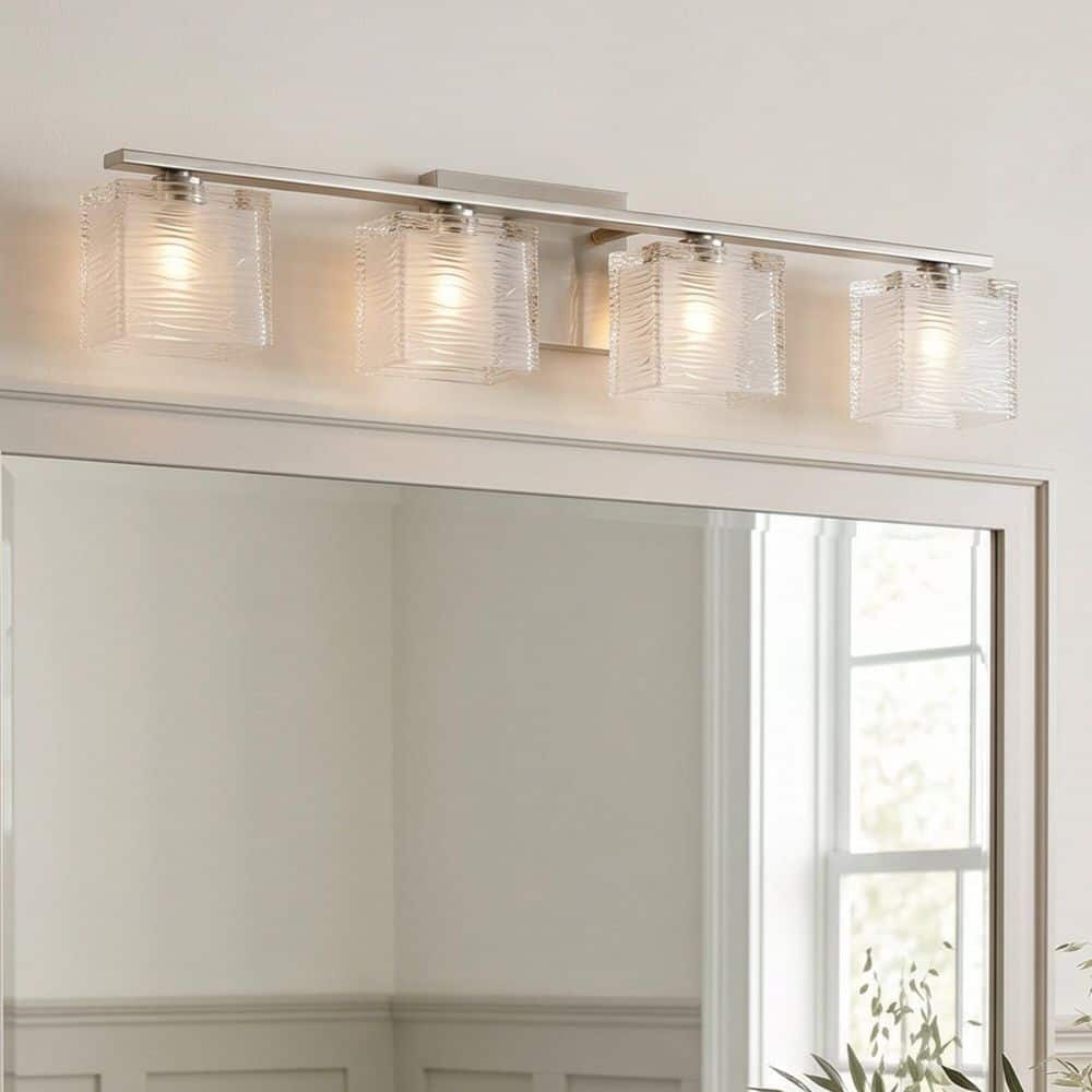 Quoizel Westcap 4-Light Brushed Nickel Vanity Light WCP8604BN