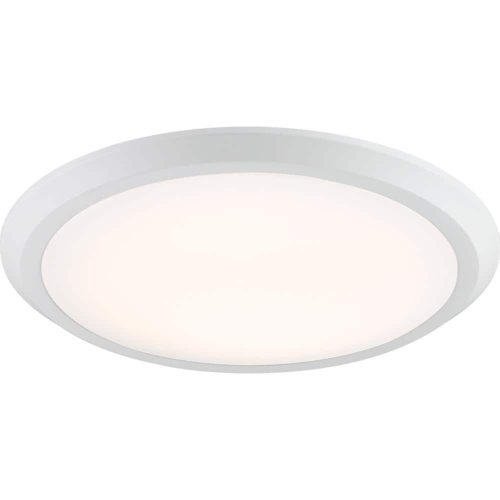 Fresco White 20" LED Flush Mount with Acrylic Shade