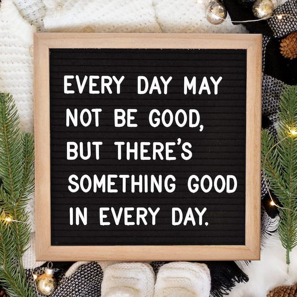 294-Pack Letters, Numbers and Symbols with 10 in. x 10 in. Felt Message Board, Wooden Frame, Wall Mount Hook Black,Wood