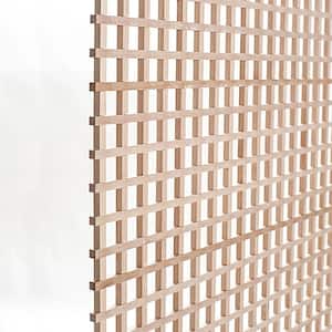 24 in. x 35-3/4 in. x 3/8 in. Unfinished Square Solid North American Hard Maple Lattice Panel Insert