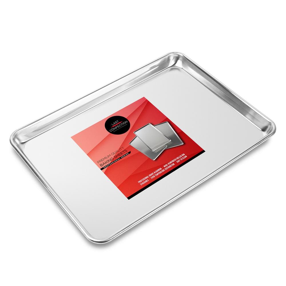 Set of 12 Aluminum 13" x 18" Classic Rectangle Baking Sheets