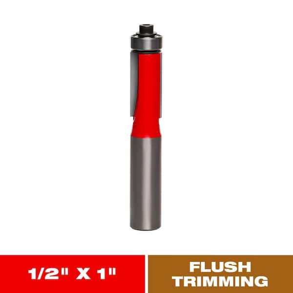 1/2 in. x 1 in. Carbide Flush Trimming Router Bit