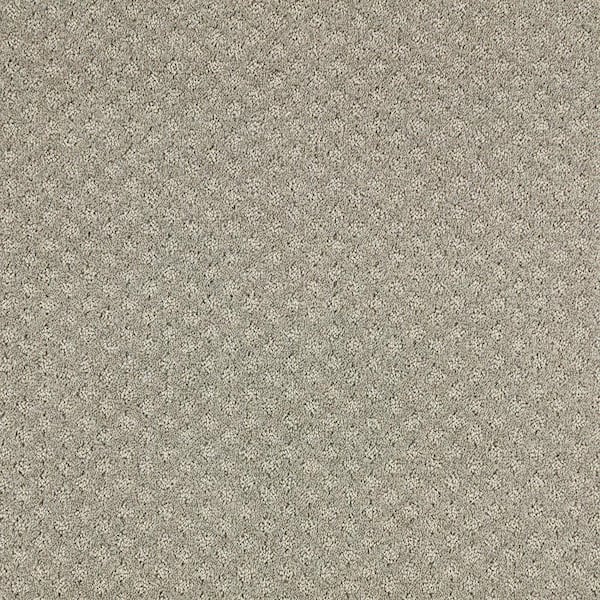 Lifeproof with Petproof Technology Transcends Time Oyster Gray 39 oz. Triexta Pattern Carpet - Installation Required