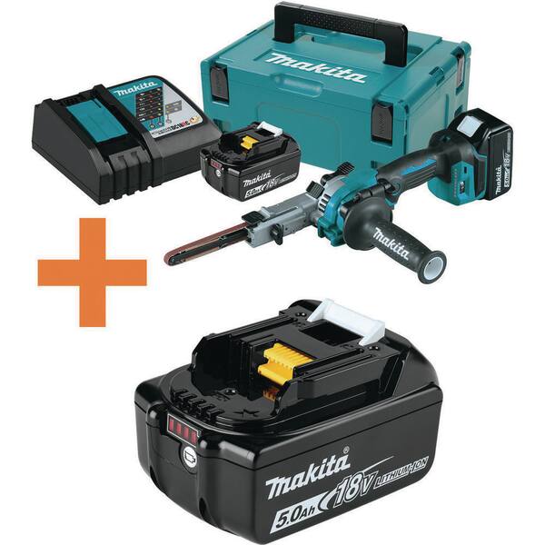 18-Volt Cordless Brushless 3 in. x 18 in. Belt Sander with 1.5 Ah Lithium-Ion Battery 18-Volt Cordless Brushless 3 in. x 18 in. Belt Sander with 1.5 Ah Lithium-Ion Battery