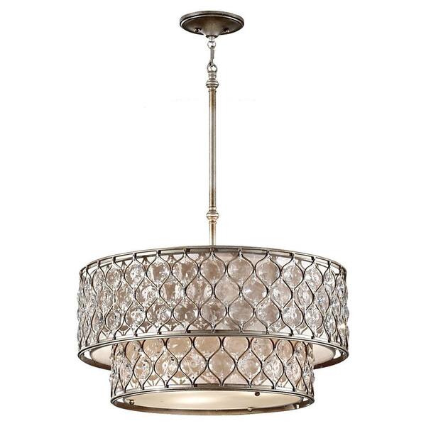 Generation Lighting Lucia 6-Light Burnished Silver Large Pendant