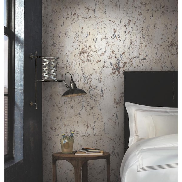 White Cork Wallpaper Matte, 36 in. x 24 ft.