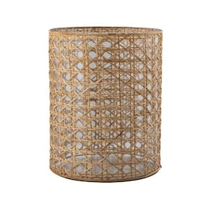 Cantos Rattan 11 in. Decorative Vase in Natural - Large