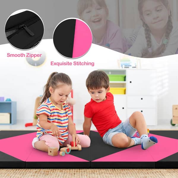 Shop for WolfWise PU Leather Gymnastics Mat Folding Tumbling Tri-Fold
