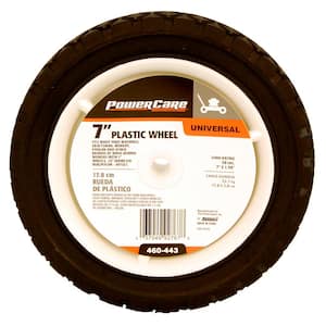 7 in. x 1.5 in. Universal Plastic Wheel for Lawn Mowers
