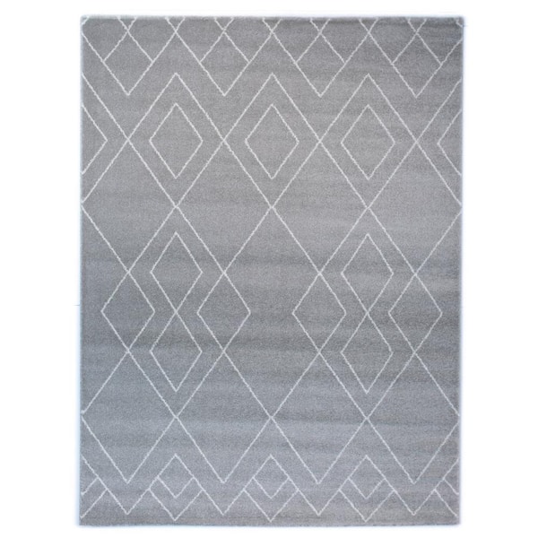 BALTA Clara Grey 5 ft. x 7 ft. Area Rug