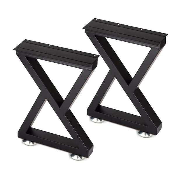 Angel Sar 16 in. Black Metal Coffee Table Legs, Double Triangle (2-Pack) QVII6100 - The Home Depot Angel Sar 16 in. Black Metal Coffee Table Legs, Double Triangle (2-Pack) QVII6100 - The Home Depot