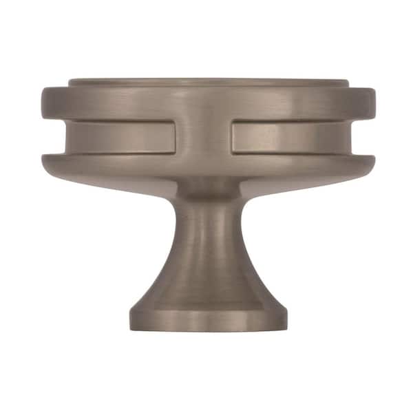 Oberon 1-3/4 in. (44mm) Modern Satin Nickel Round Cabinet Knob