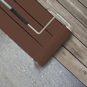 1 gal. #N160-7 Brown Velvet Textured Low-Lustre Enamel Interior/Exterior Porch and Patio Anti-Slip Floor Paint