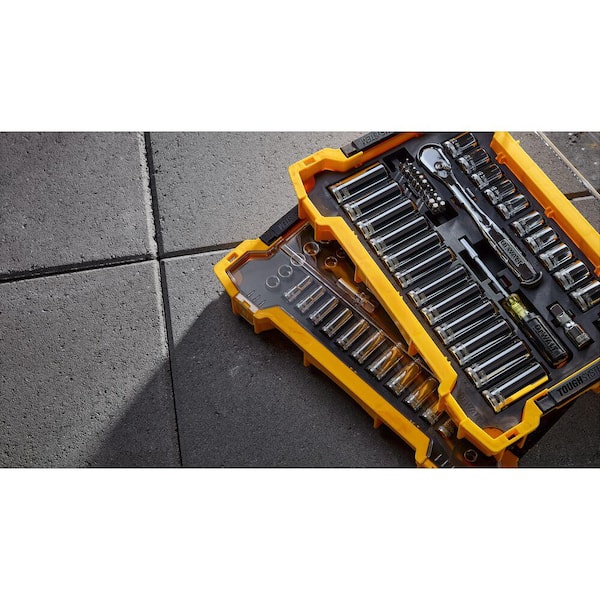DEWALT DWMT45403 3/8 in. and 1/2 in. Drive Mechanics Tool Set with Toughsystem Trays (85-Piece) - 2