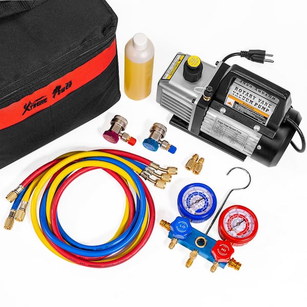 R410a vacuum pump & Gauges Kit