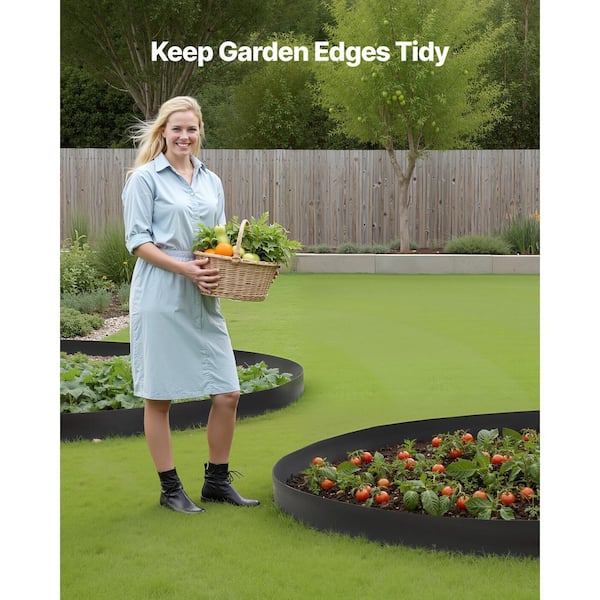 SVOPES Flexible Plastic Landscape Edging 66 ft. x 4 in. Garden