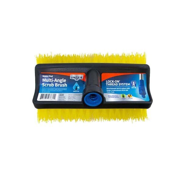 2 in 1 Scrub Brush With Adjustable Long Handle 120° Rotating