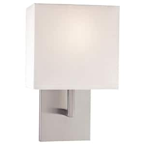 9-Watt Brushed Nickel Integrated LED Wall Sconce