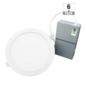 Altair 6 in. Canless Downlight 120-277 Volt Integrated LED Recessed Light Trim 800 Lumens 10W Adjustable CCT (6-Pack)