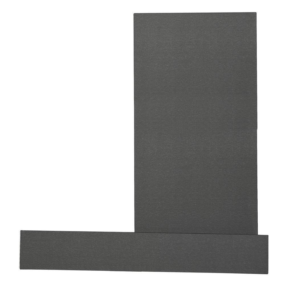 30" Black Stainless Steel Convertible Wall Mount Range Hood