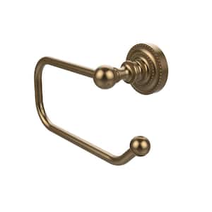 Dottingham Collection European Style Single Post Toilet Paper Holder in Brushed Bronze