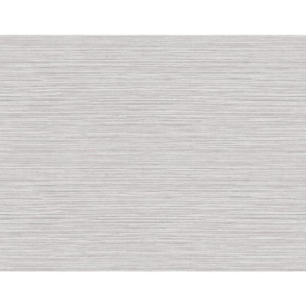 Seabrook Designs Cove Grasscloth Heather Gray Vinyl Strippable Roll (Covers 60.75 sq. ft.)