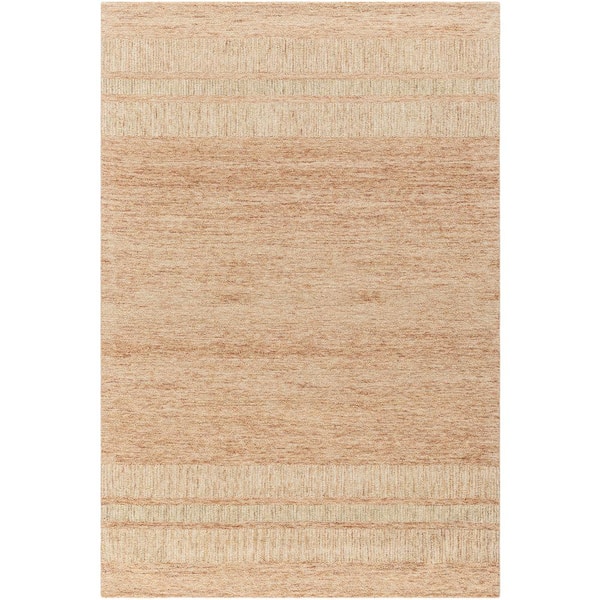 Livabliss Bournemouth Tan/Beige 2 ft. x 3 ft. Cottage Indoor Area Rug