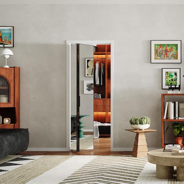 JELD-WEN 32 in. x 80 in. Craftsman White Painted Smooth Solid Core