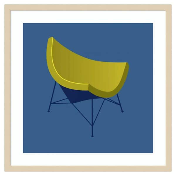 Amanti Art Mid Century Chair I by PI Gallerie 1 Piece Framed Giclee Home Art Print 25 in. x 25 in.