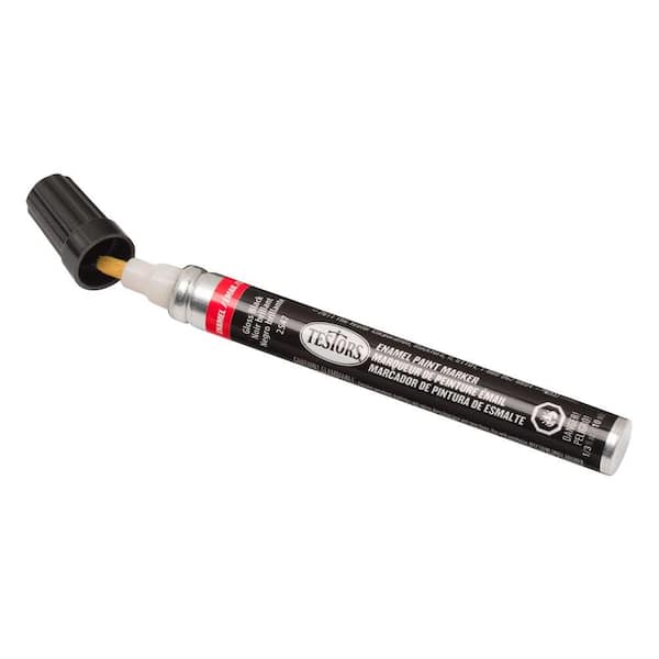 Testors Gloss Black Enamel Paint Marker (6-Pack) 2547C - The Home Depot
