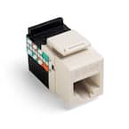 QuickPort GigaMax CAT 5e T568A/B Wiring Connector, Light Almond