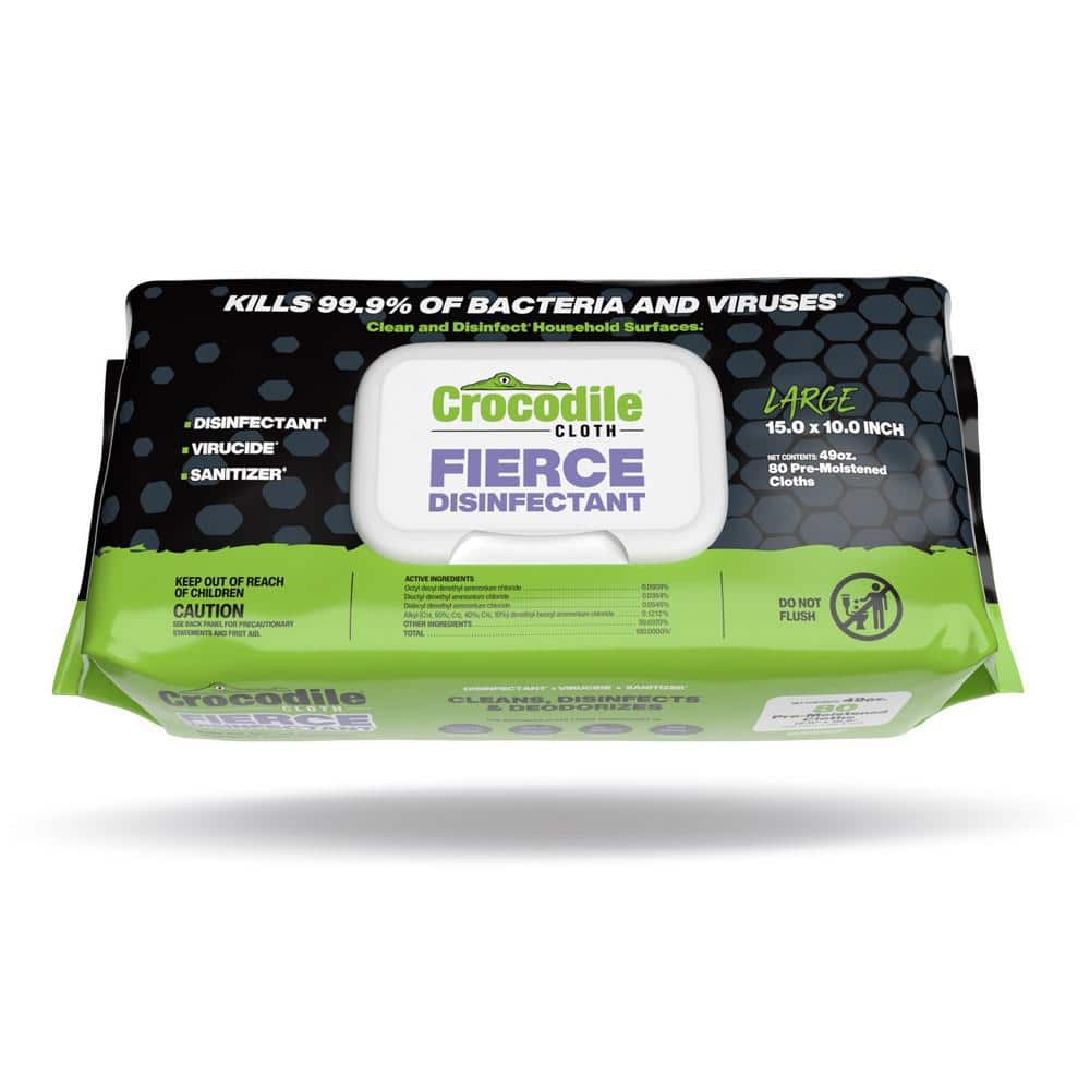 15 in. x 10 in. Disinfecting All-Purpose Cleaning Wipes (80-Count) price history on PriceWatchPro