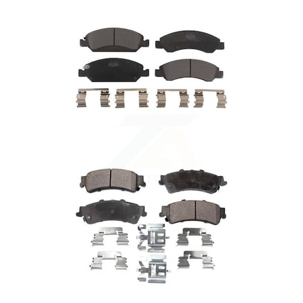TEC Front Rear Ceramic Brake Pads Kit For Chevrolet Silverado 1500 GMC Sierra Classic KTC-100160