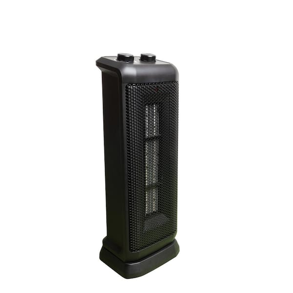 Comfort Glow 1500-Watt 18 in. Oscillating Ceramic Tower Electric Heater ...