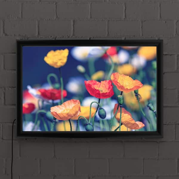 Crystal Flowers Red Barrel Studio Size: 30 H x 40 W x 1 D