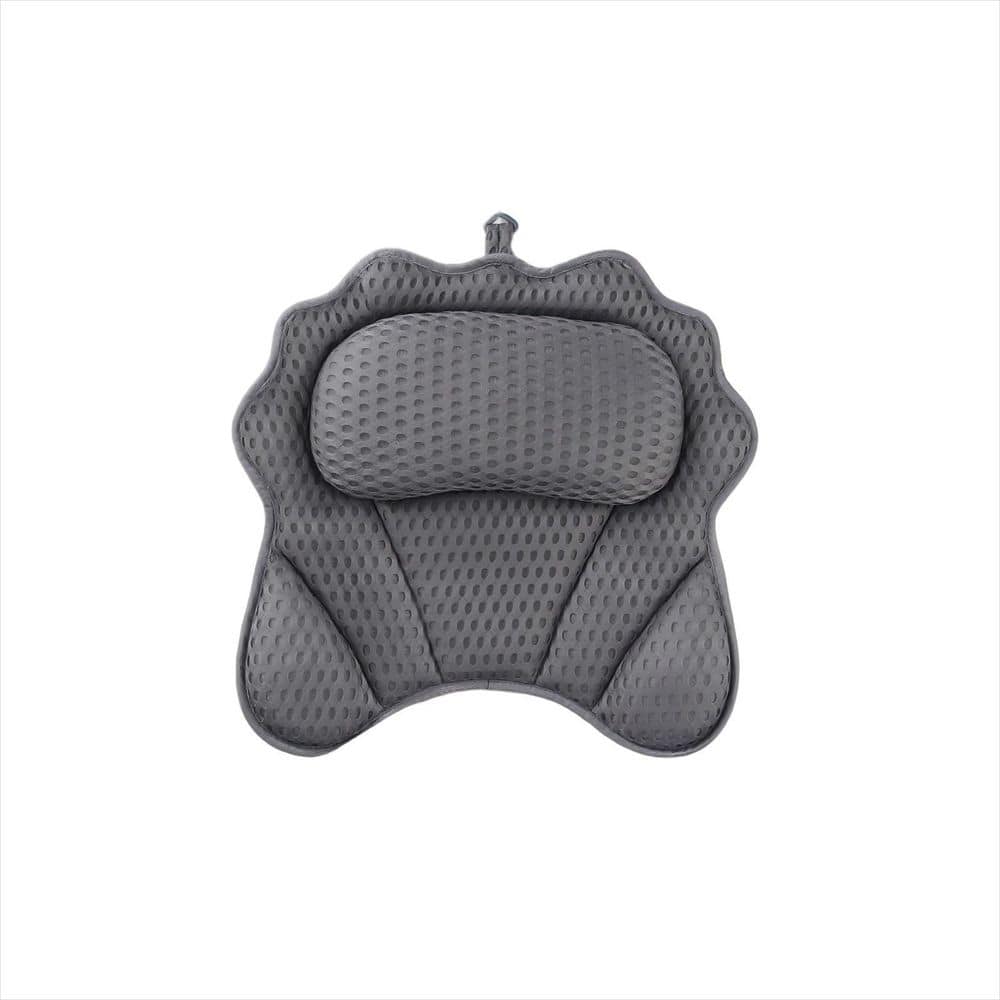 Grey Shoulder and Back Support Ergonomic Design Bath Pillow with 6 Powerful Suction Cups for All Bathtub Types price history on PriceWatchPro