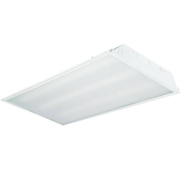 EnviroLite 2 ft. x 4 ft. Prismatic 3-Tube Recessed LED Ceiling Troffer